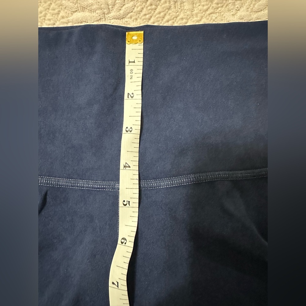 New without tags Lululemon Wunder Under Crop High-Rise *Spray 21" Indigo Spray - Picture 5 of 10